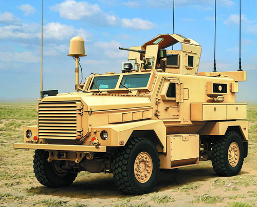 Hobby Boss 1/35 COUGAR 4X4 MRAP Military Truck Model Kit #80156