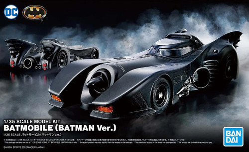 Bandai 1/35 DC Universe BATMOBILE 1989 Batman Plastic Model Kit