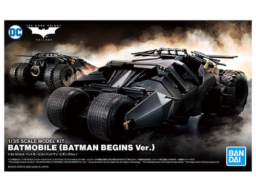 Bandai 1/35 DC Universe BATMOBILE Batman Begins Plastic Model Kit