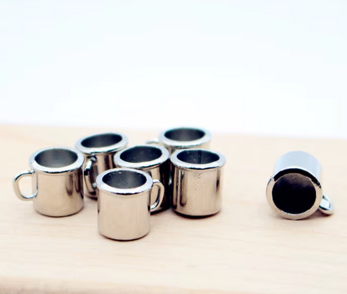 RC 1/10 1/12 Scale Accessories METAL CUP MUGS (4) PCS