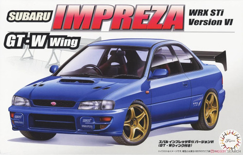 Fujimi 1/24 Subaru Impreza Sti Version VI (w/GT W Wing) Plastic Model Kit