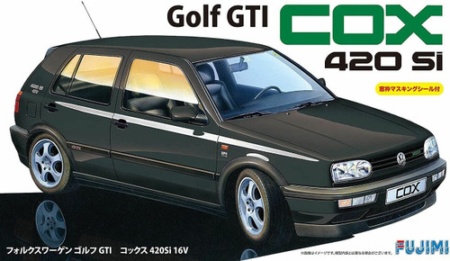 Fujimi 1/24 VW Golf COX 420Si 16V with Window Frame Masking Plastic Model Kit