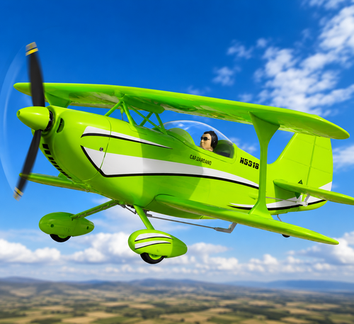 RC BIPLANE High Performance RC AIRPLANE W/ Gyro 2.4ghz 4CH RC Plane -RTF- 29"