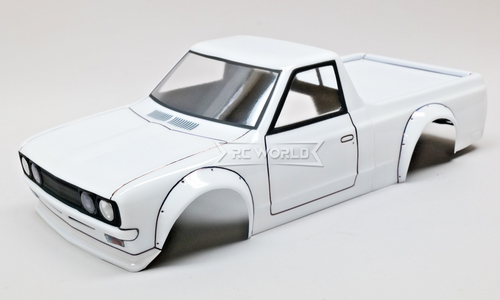 1/10 BODY Shell DATSUN 620 PICKUP TRUCK *FINISHED* -WHITE-