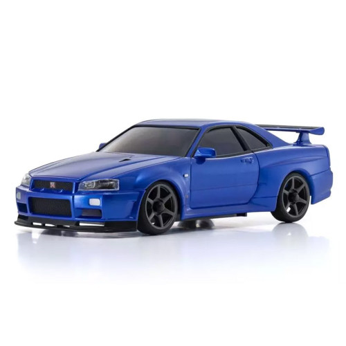 Kyosho RC Mini Z Nissan Skyline GT-R R34 V.spec II Body Shell -BLUE- #MZP487MB