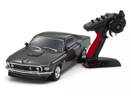  Kyosho 1/10 RC Car 1969 FORD MUSTANG BOSS 429 *BLACK* -RTR- 34437T1