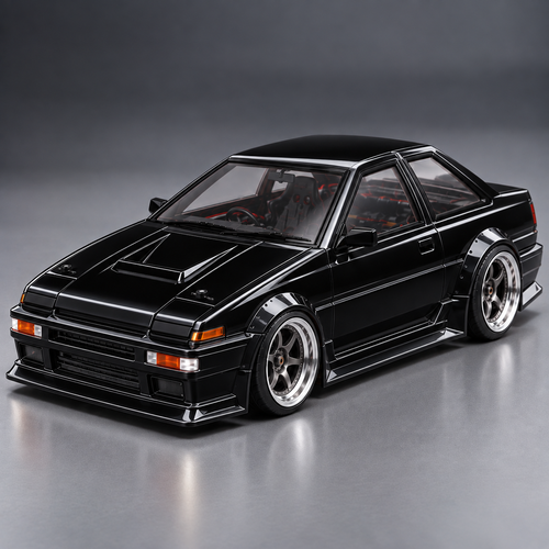 1/10 BODY Shell TOYOTA AE86 TRUENO Body Shell -CLEAR-