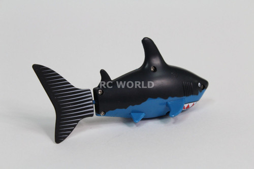 RC Micro SHARK Robo Fish MINI SHARK Aquarium Toy -BLUE- Soda Can