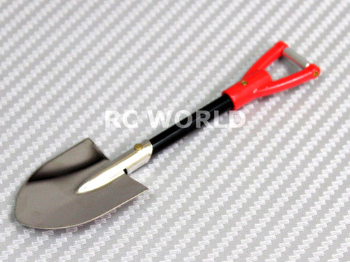 RC 1/10 Scale Accessories Metal Shovel Red Handle