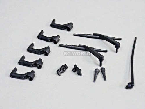 RC Scale Jeep Door Handles, Latches, Wipers