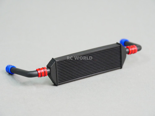 1/10 RC Front RADIATOR Inter Cooler w/ Pipes Black