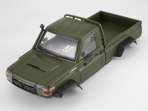 1/10 Truck HARD Body Shell TOYOTA LAND CRUISER LC70 Painted GREEN Fits TRX-4