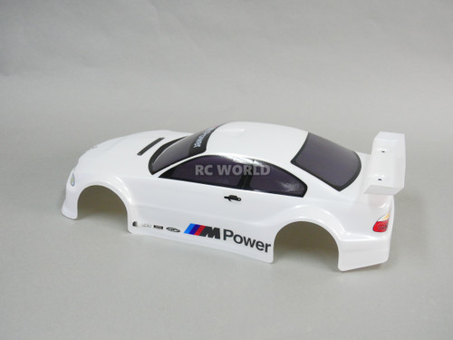 1/10 RC BMW E46 M3 RC Car BODY Shell 200 mm *Painted* White