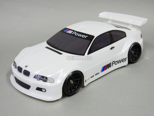 1/10 RC BMW E46 M3 RC Car BODY Shell  200 mm *Painted* White