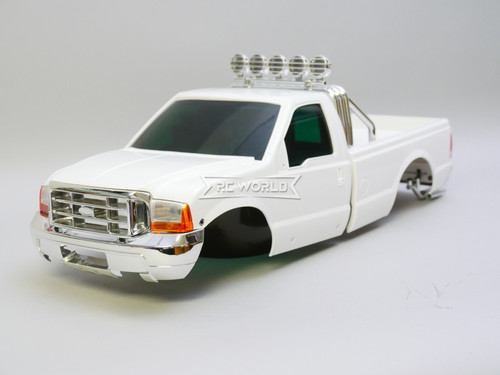 1/10 Ford F350 Pickup Truck Hard Body Shell WHITE