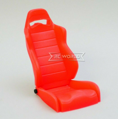 1/10 Scale Sport Seat Racing Bucket Recline 1 Seat - RED -