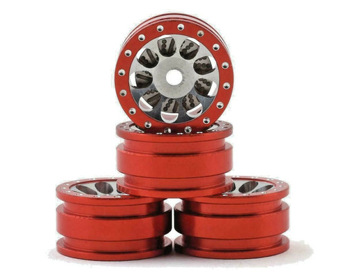 Orlandoo RC 1/32 Parts Aluminum WHEELS Rims (4PCS) -RED- #GA4010