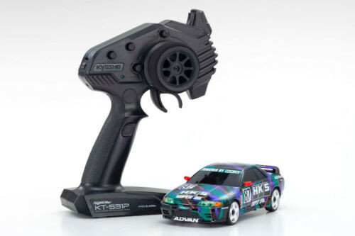 KYOSHO Mini-Z AWD 電動4WDツーリングカー Kyosho RC Mini Z NISSAN SKYLINE GT-R R34 V. Spec AWD -RTR- *BLUE
