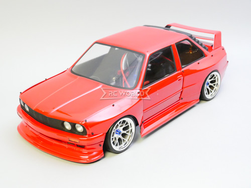 RC 1/10 BMW E30 Wide Body Brushless RTR W/ LED -RED-