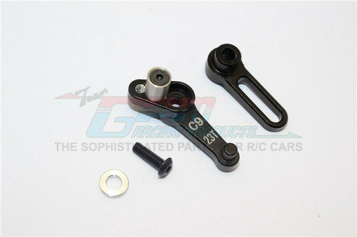 GPM Aluminium Servo Arm 23T Für Kyosho NSR500 Motorrad – Schwarz, Tuning Teil