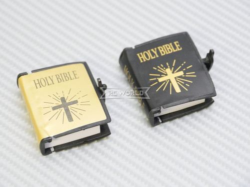 RC 1/10 Scale Accessories HOLY BIBLE (1) Gold w/ Cover