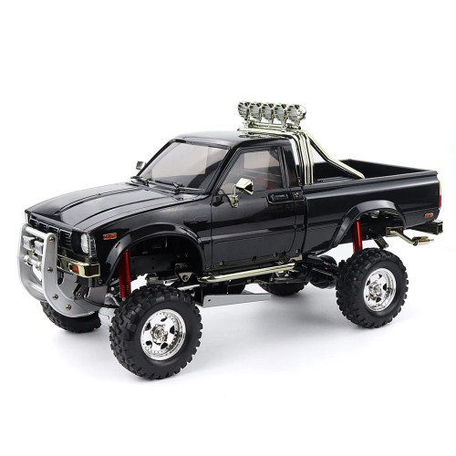 RC 1/10 Toyota Pickup Truck BRUISER Hard Body Shell W/ Nerf Bars WHITE