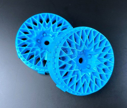 Tetsujin GRANSEEKER Car Wheels INSERTS Disk Adjustable Offset - Energy Mint BLUE - (4 pcs ) TT-7123