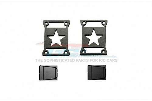 JEEP Wrangler REAR TAIL LIGHT COVERS Star (2)pcs BLACK 