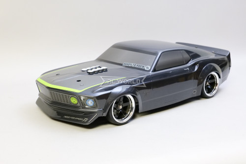 HPI 1/10 RC Car 1969 FORD MUSTANG Body Shell -FINISHED- W/ Body Holes 