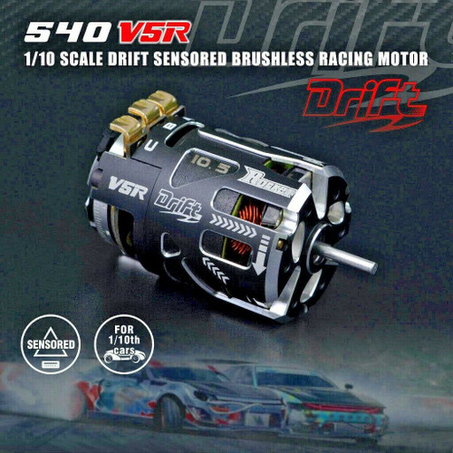 RC Brushless 540 DRIFT Motor SENSORED Racing Motor V5R 21.5T 3600 KV 1-3S Lipo