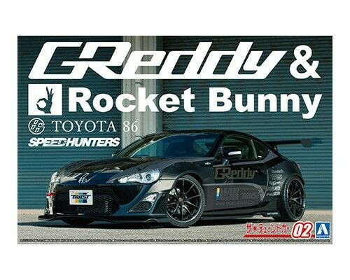 Aoshima 1/24 ZN6 Toyota 86 '12 Greddy&Rocket Bunny Volk Racing Plastic Model Kit