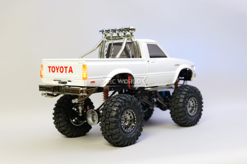 1/10 RC Truck TOYOTA PICK UP 3-Speed 4x4 RTR w/ LED Lights WHITE
