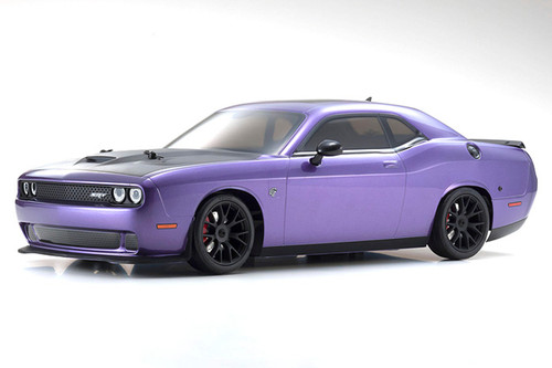 Kyosho Fazer RC Car Dodge Challenger SRT Hellcat 4wd PURPLE -RTR- 