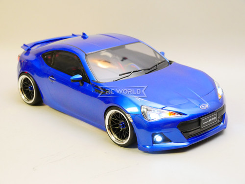 Custom RC 1/10 Drift SUBARU BRZ AWD Drift Car RTR W/ LED -RED-