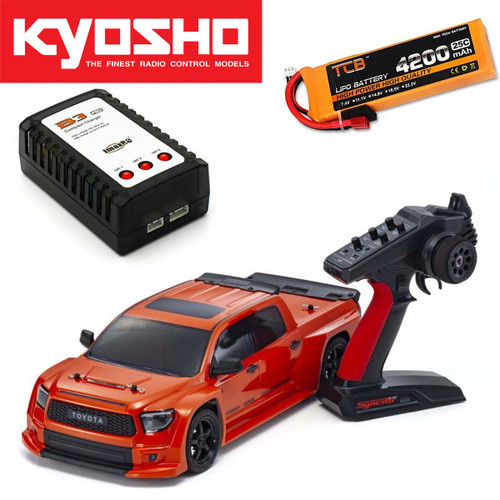 Kyosho RC Car TOYOTA TUNDRA Wide Body 4wd W/ Battery + Charger -RTR- 