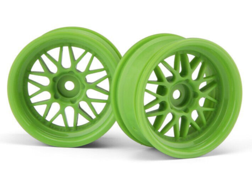 HPI 1/10 HRE C90 7 WHEEL 26mm GREEN 6mm OFFSET (2pcs) #116772