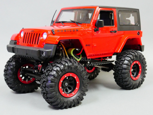 1/10 Jeep Wrangler Rubicon SWB 275MM 2 Door Hard Body -RED-