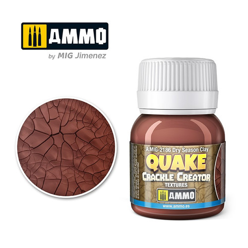 Ammo Mig Quake Crackle Creator Textures - Dry Season Clay 