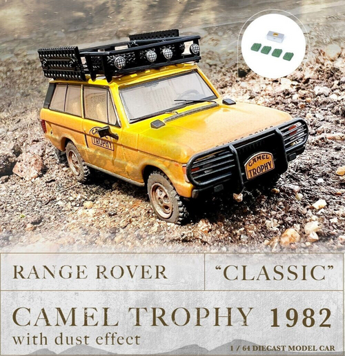 1/64 1982 Land Rover RANGE ROVER Camel Trophy Model Truck - DUSTY -