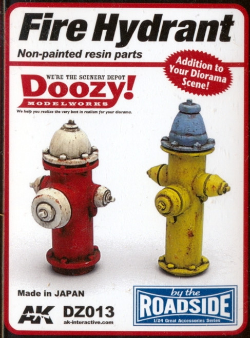 Doozy 1/24 FIRE HYDRANT Set Resin Model kit #DZ013