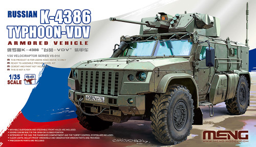 Meng 1/35 Russian K-4386 Typhoon-VDV Military Truck Plastic Model Kit