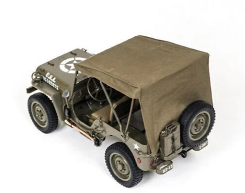 1/12 CANVAS TOP For WILLYS MB Military Jeep