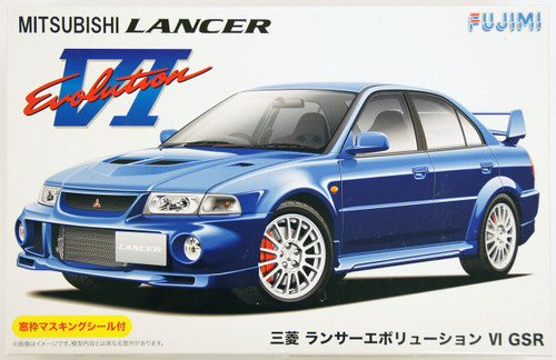 Hasegawa 1/24 MITSUBISHI LANCER GSR Evolution IV Plastic Model Kit