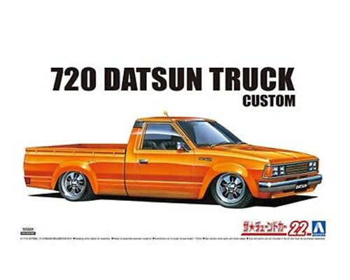 Aoshima 1/24 Datsun Truck Custom 1982 Nissan Pickup Plastic Model Kit