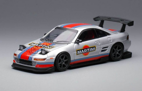 1/64 Die Cast TOYOTA MR2 TURBO w/ Pop Up Model Car HEC Expo-MARTINI -