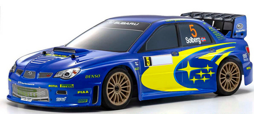 Kyosho 1/10 RC Body Shell SUBARU IMPREZA WRC 2006 -CLEAR- #FAB609