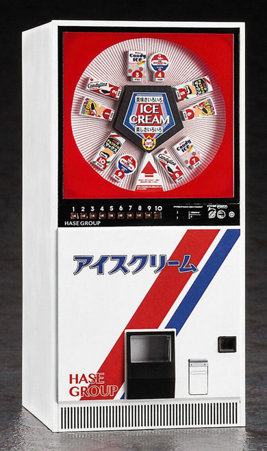 Hasegawa 1/12 Retro ICE CREAM Nostalgic Vending Machine Plastic Model kit