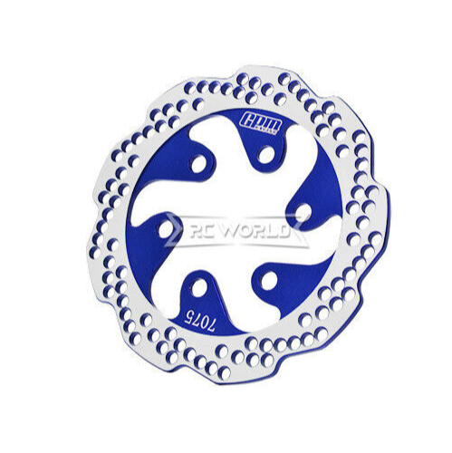 For 1/4 Losi Promoto Bike REAR DISK BRAKE Disk Metal Upgrade #MX010 -BLUE-