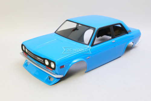 1/10 RC Car BODY Shell DATSUN 510 BLUEBIRD Body -BLUE- *FINISHED*
