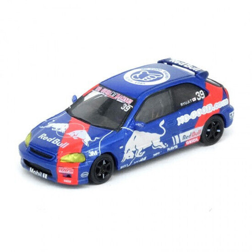 1/64 HONDA CIVIC Type-R Red Bull No Good Racing Model Car -BLUE-